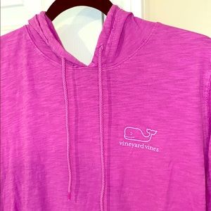 🐳Vineyard Vines Hooded Tee Raspberry Pink - M🐳